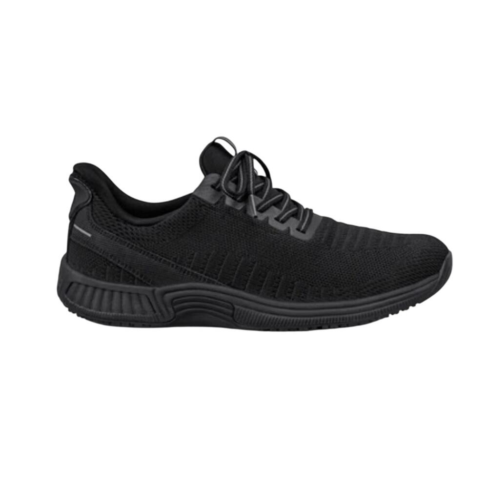 Orthofeet Shoes WMNS Black 10B Lace Up Walking Comfort Cushioned Sneaker Support - Picture 6 of 10